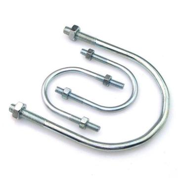 哈德威 U型螺栓帶2個螺母，M12-60，2寸，鍍鋅